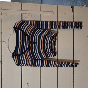 American Eagle Large Striped Long Sleeve